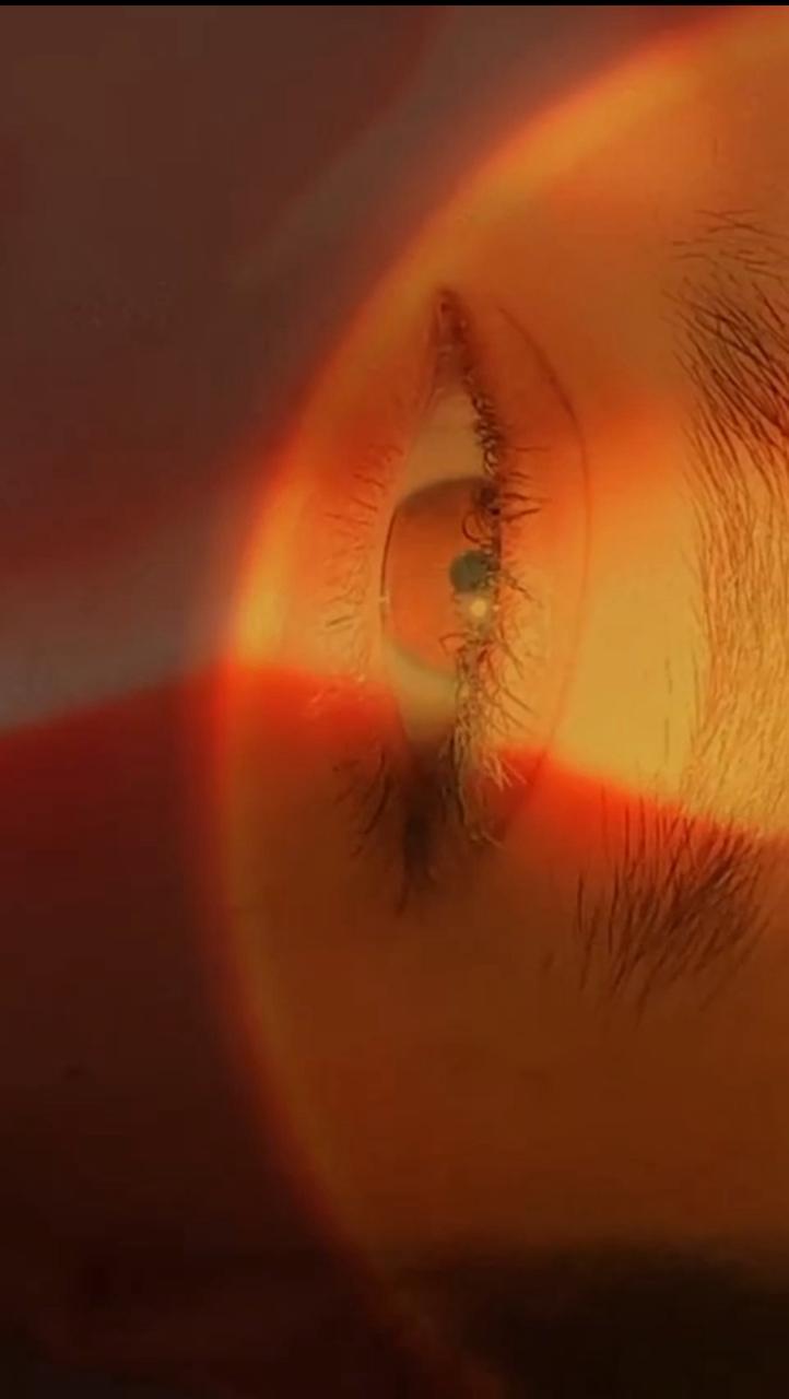 Close-up photo of her eyes